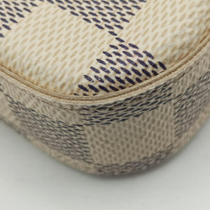 Pre-owned Louis Vuitton Pochette FeLICIE AZUR Damier Canvas N63106 shoulderbag | stylenewstar