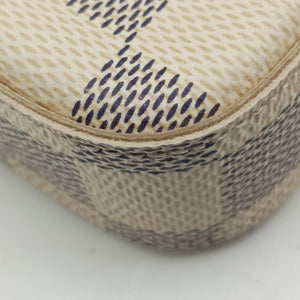 Pre-owned Louis Vuitton Pochette FeLICIE AZUR Damier Canvas N63106 shoulderbag | stylenewstar