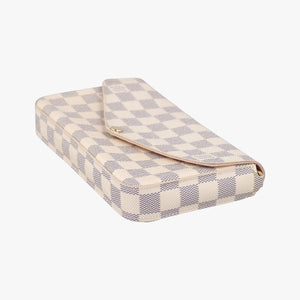 Pre-owned Louis Vuitton Pochette FeLICIE AZUR Damier Canvas N63106 shoulderbag | stylenewstar