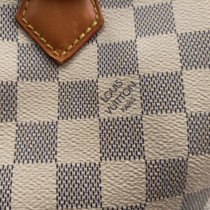 Secondhand Louis Vuitton Speedy 30 AZUR Damier Canvas N41533 handbag | stylenewstar