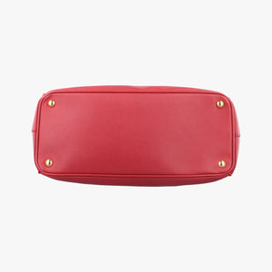 Vintage Prada Galleria Red SAFFIANO Leather BN1786 handbag | stylenewstar