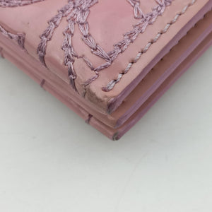 Pre-owned VERSACE Medusa quilted chain Pink Patent shoulderbag | stylenewstar