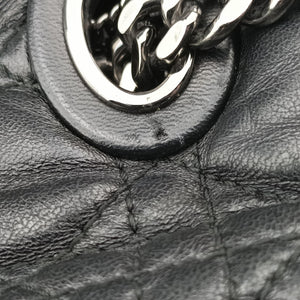 Pre-owned Christian Dior Cannage stitching Black Lambskin handbag | stylenewstar
