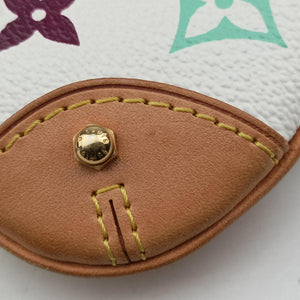 Pre-owned Louis Vuitton Pochette Mira MM Pouch white Monogram Multicolor M60096 handbag | stylenewstar