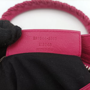 Vintage Balenciaga Giant Broad City Pink lambskin shoulderbag | stylenewstar
