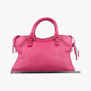 Vintage Balenciaga Giant Broad City Pink lambskin shoulderbag | stylenewstar