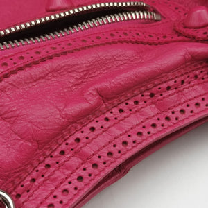 Vintage Balenciaga Giant Broad City Pink lambskin shoulderbag | stylenewstar