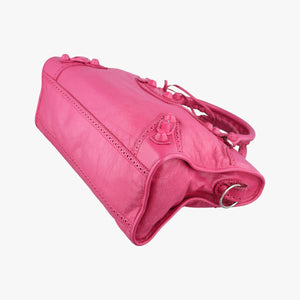 Vintage Balenciaga Giant Broad City Pink lambskin shoulderbag | stylenewstar