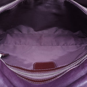 Pre-owned Christian Dior Rendezvous Purple Patent shoulderbag | stylenewstar