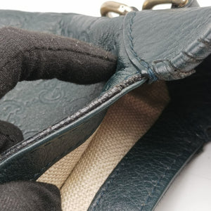 Pre-owned Gucci New Jackie Green Leather 246907 shoulderbag | stylenewstar
