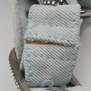 Pre-owned Balenciaga Le Cagole Blue Denim shoulderbag | stylenewstar