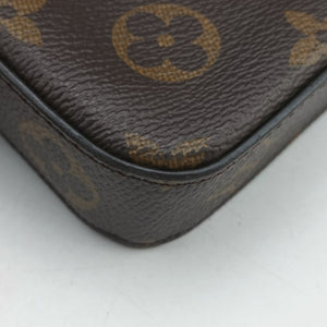 Pre-owned Louis Vuitton Pochette Felicie Brown Monogram Canvas M61276 shoulderbag | stylenewstar
