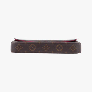 Pre-owned Louis Vuitton Pochette Felicie Brown Monogram Canvas M61276 shoulderbag | stylenewstar