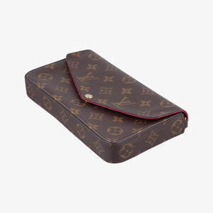 Pre-owned Louis Vuitton Pochette Felicie Brown Monogram Canvas M61276 shoulderbag | stylenewstar