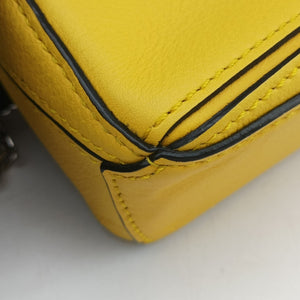 Secondhand Loewe Puzzle Nano Yellow Leather A510U98X01 shoulderbag | stylenewstar