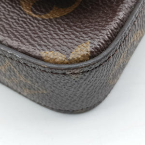 Pre-owned Louis Vuitton Pochette Felicie Vivienne Brown×multi Monogram canvas M80859 shoulderbag | stylenewstar