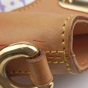 Pre-owned Louis Vuitton JUDY MM white Monogram Multicolor M40255 shoulderbag | stylenewstar