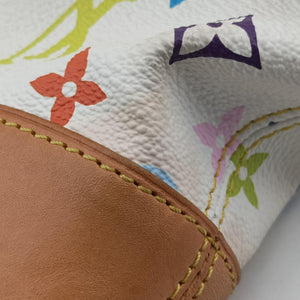 Pre-owned Louis Vuitton JUDY MM white Monogram Multicolor M40255 shoulderbag | stylenewstar