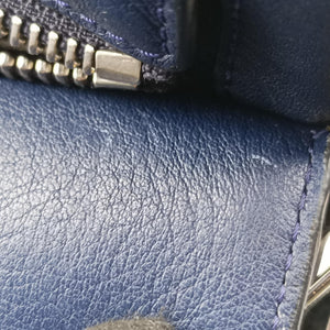 Pre-owned Loewe Puzzle Blue Leather handbag | stylenewstar