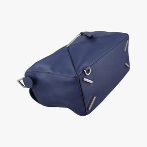 Pre-owned Loewe Puzzle Blue Leather handbag | stylenewstar