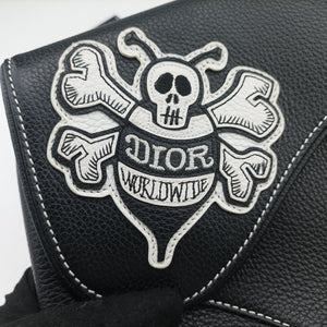 Pre-owned Christian Dior saddle Black Leather bum bag/waist bag | stylenewstar