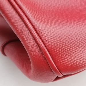 Pre-owned Prada Galleria Orange×red SAFFIANO Leather BN1844 shoulderbag | stylenewstar