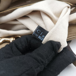 Pre-owned Gucci Heart Bit charm Brown canvas×leather 269956 handbag | stylenewstar
