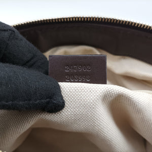Vintage Gucci Sukey Beige×Brown canvas×leather 247902 handbag | stylenewstar