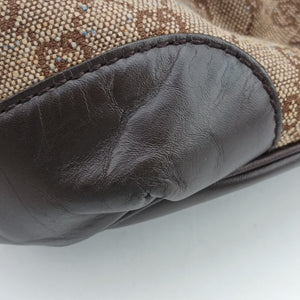 Vintage Gucci Sukey Beige×Brown canvas×leather 247902 handbag | stylenewstar
