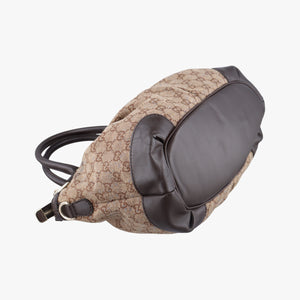 Vintage Gucci Sukey Beige×Brown canvas×leather 247902 handbag | stylenewstar