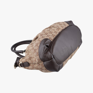 Vintage Gucci Sukey Beige×Brown canvas×leather 247902 handbag | stylenewstar