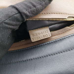 Vintage Celine Trapeze Beige × Black × Brown Suede × leather handbag | stylenewstar