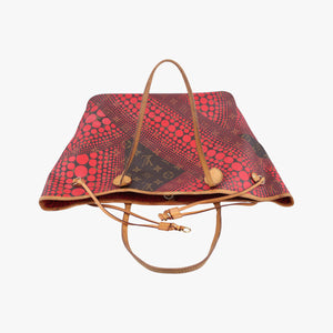 Vintage Louis Vuitton NEVERFULL MM Brown×Rouge Monogram Wave Dot M40686 shoulderbag | stylenewstar