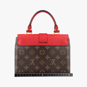 Pre-owned Louis Vuitton Locky BB Monogram/Brown×Coqulicot Monogram canvas×calf leather M44322 shoulderbag | stylenewstar