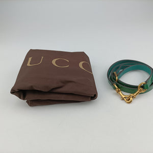 Pre-owned Gucci Bright Bit Green Patent Leather 319795 shoulderbag | stylenewstar