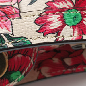 Vintage Gucci Diana Flower Pink x Multicolour Leather 707449 shoulderbag | stylenewstar