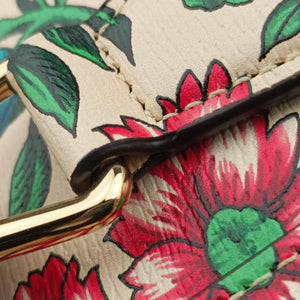 Vintage Gucci Diana Flower Pink x Multicolour Leather 707449 shoulderbag | stylenewstar