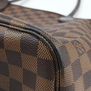 Pre-owned Louis Vuitton NEVERFULL MM EBENE Damier Canvas N51105 shoulderbag | stylenewstar