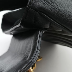 Pre-owned Louis Vuitton New Wave PM Noir Leather M51683 shoulderbag | stylenewstar