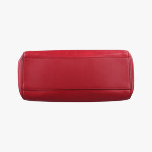 Pre-owned Gucci Bamboo Nymphaea Red Leather 453767 shoulderbag | stylenewstar