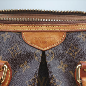 Pre-owned Louis Vuitton PALERMO PM brown Monogram Canvas M40145 shoulderbag | stylenewstar