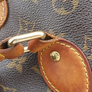Pre-owned Louis Vuitton PALERMO PM brown Monogram Canvas M40145 shoulderbag | stylenewstar