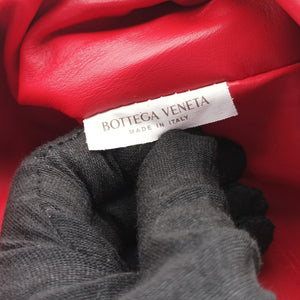 Pre-owned Bottega Veneta The Chain Pouch Red lambskin shoulderbag | stylenewstar