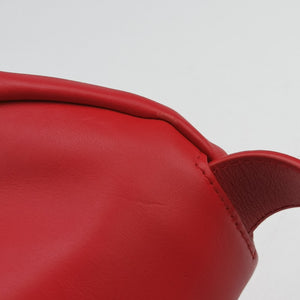 Pre-owned Bottega Veneta The Chain Pouch Red lambskin shoulderbag | stylenewstar