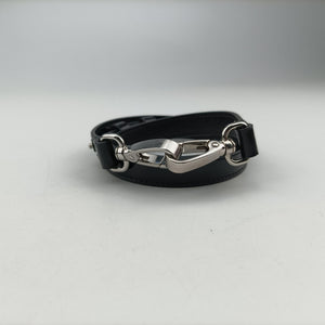 Secondhand Prada Triangle Crystal Black Satin 1BC190 shoulderbag | stylenewstar