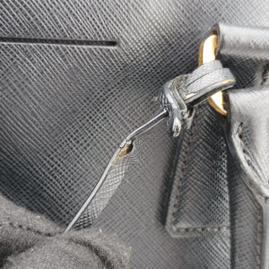 Secondhand Prada Galleria Black SAFFIANO Leather BN2274 shoulderbag | stylenewstar