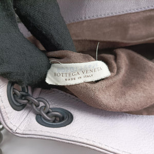 Pre-owned Bottega Veneta Intrecciato Light purple lambskin shoulderbag | stylenewstar