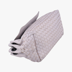 Pre-owned Bottega Veneta Intrecciato Light purple lambskin shoulderbag | stylenewstar