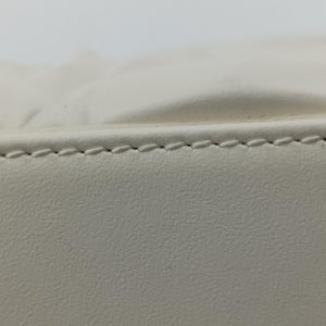 Vintage Christian Dior Lady Dior White leather shoulderbag | stylenewstar