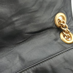 Vintage Gucci GG Marmont Black Leather 443497 shoulderbag | stylenewstar